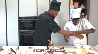AJ Shabeel calls upon Chunkz for a hilarious cooking war