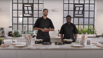 Niko Omilana & Deji cook burgers with the wrong ingredients in jokes new video