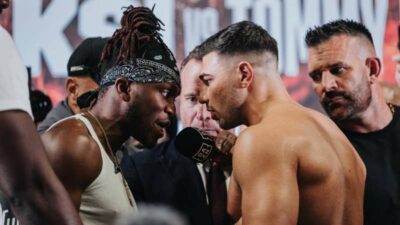 Bookies Have Tommy Fury As The Favourite To Beat KSI In This Weekend's Big Fight