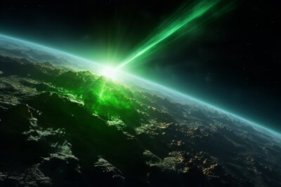Earth received a laser-beamed message from 10 million miles away in space this week