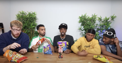 Watch AJ Shabeel & friends attempt to eat the hottest foods on the internet