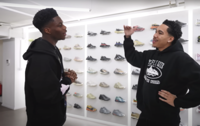 Aurélien Tchouaméni goes 'Shopping for Sneakers' with Kick Game