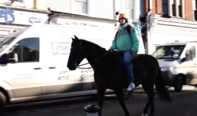 Watch Max Fosh make deliveries on a horse & other inane ideas in latest video
