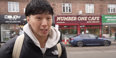 American YouTuber reviews the cafe from 'Top Boy'