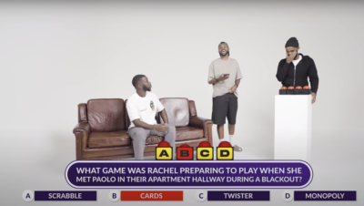 Watch Sharky, Darkest Man & Harry Pinero play a trivia game