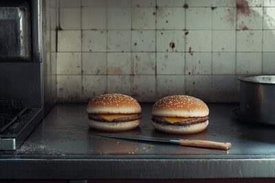 Man accidentally stabs himself to death trying to separate frozen burgers