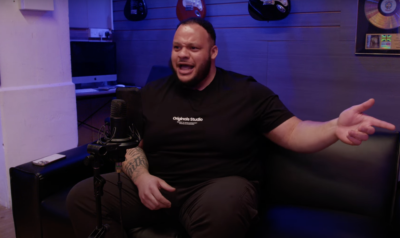 Chuckie speaks to a prison guard about his stories in 'HC Pod'