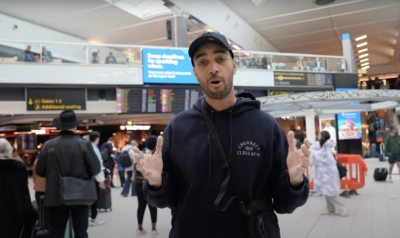 Watch Niko Omilana go on a cheap flight adventure